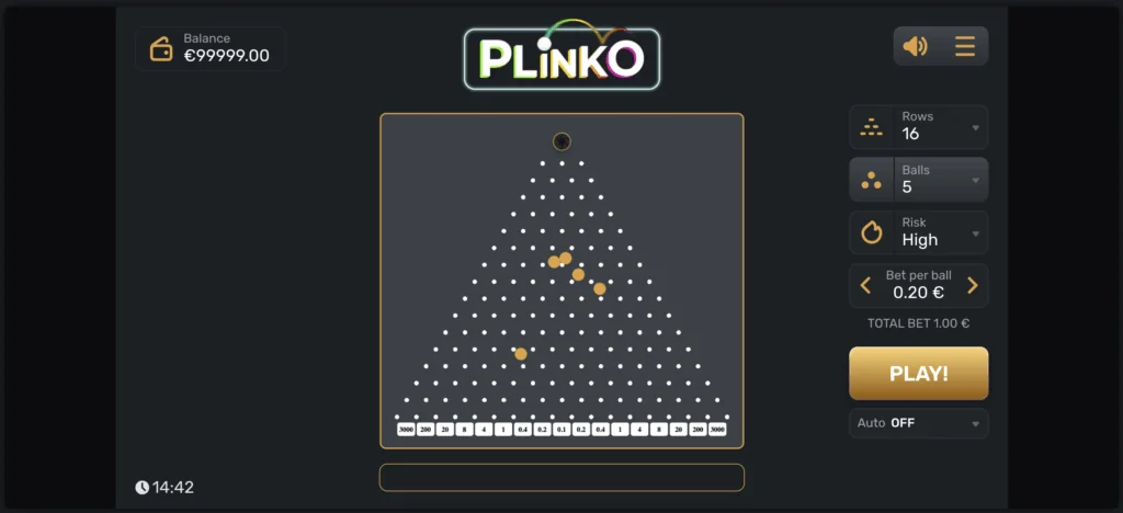 play Plinko online